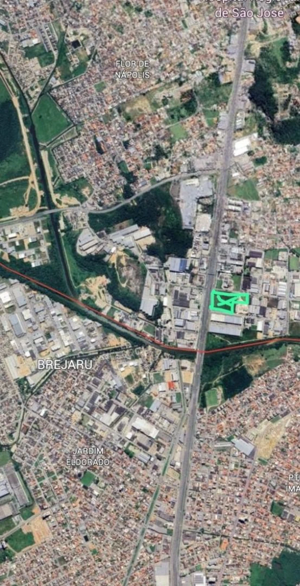 Terreno Industrial e Comercial, 36.000,00 M², Frente para Br 101, Área Industrial de São José/SC; - Foto 19