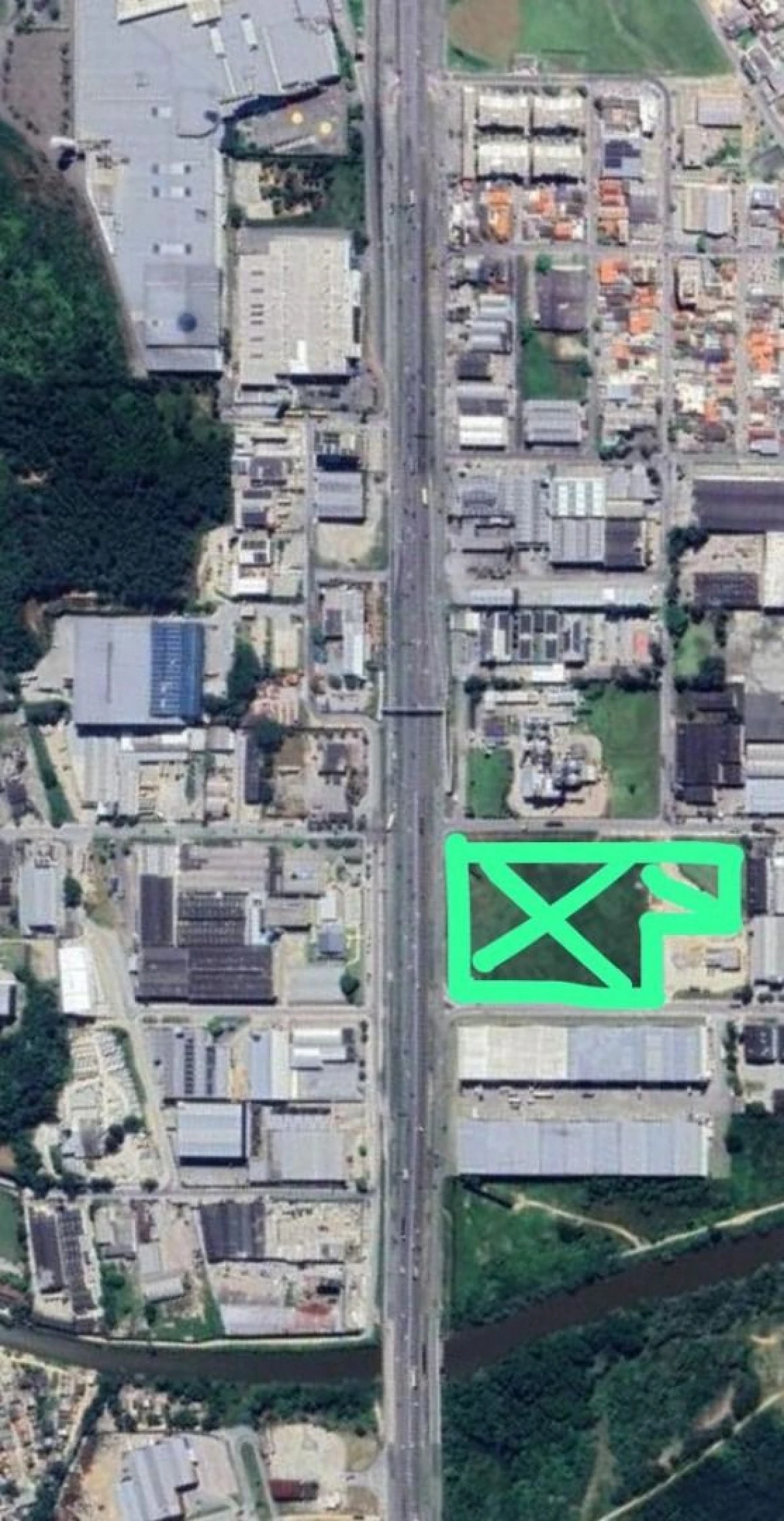 Terreno Industrial e Comercial, 36.000,00 M², Frente para Br 101, Área Industrial de São José/SC; - Foto 20