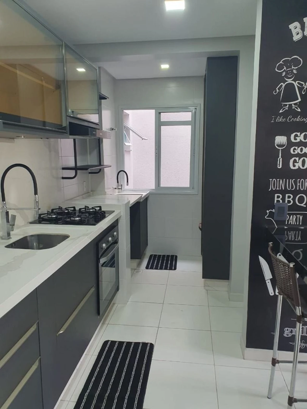 Apto 2 Dorms, Móveis Planejados, 1 Vaga - Serraria, São Jose SC