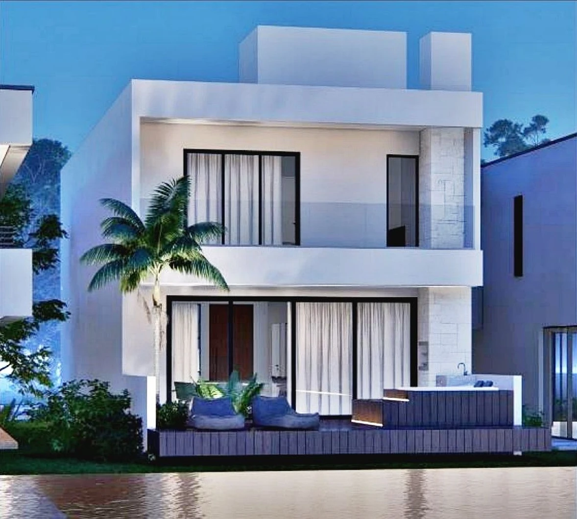 Casa com 3 Dormitórios (Suíte), Fundos para o Lago - Bairro Deltaville - Biguaçu/SC - Foto 8