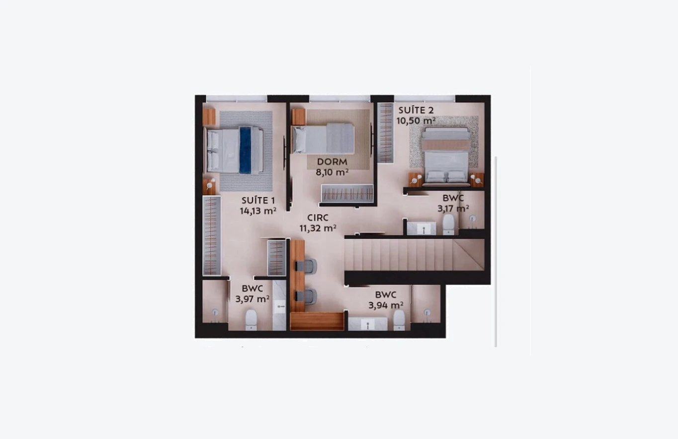 Apartamento em Pedra Branca, Palhoça