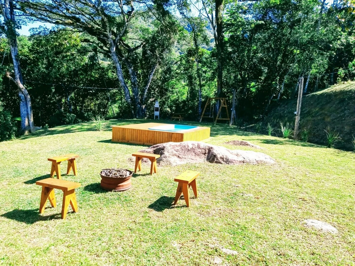 Chalé, 1 Quarto, Piscina, Mobiliado - Águas Mornas - Foto 17