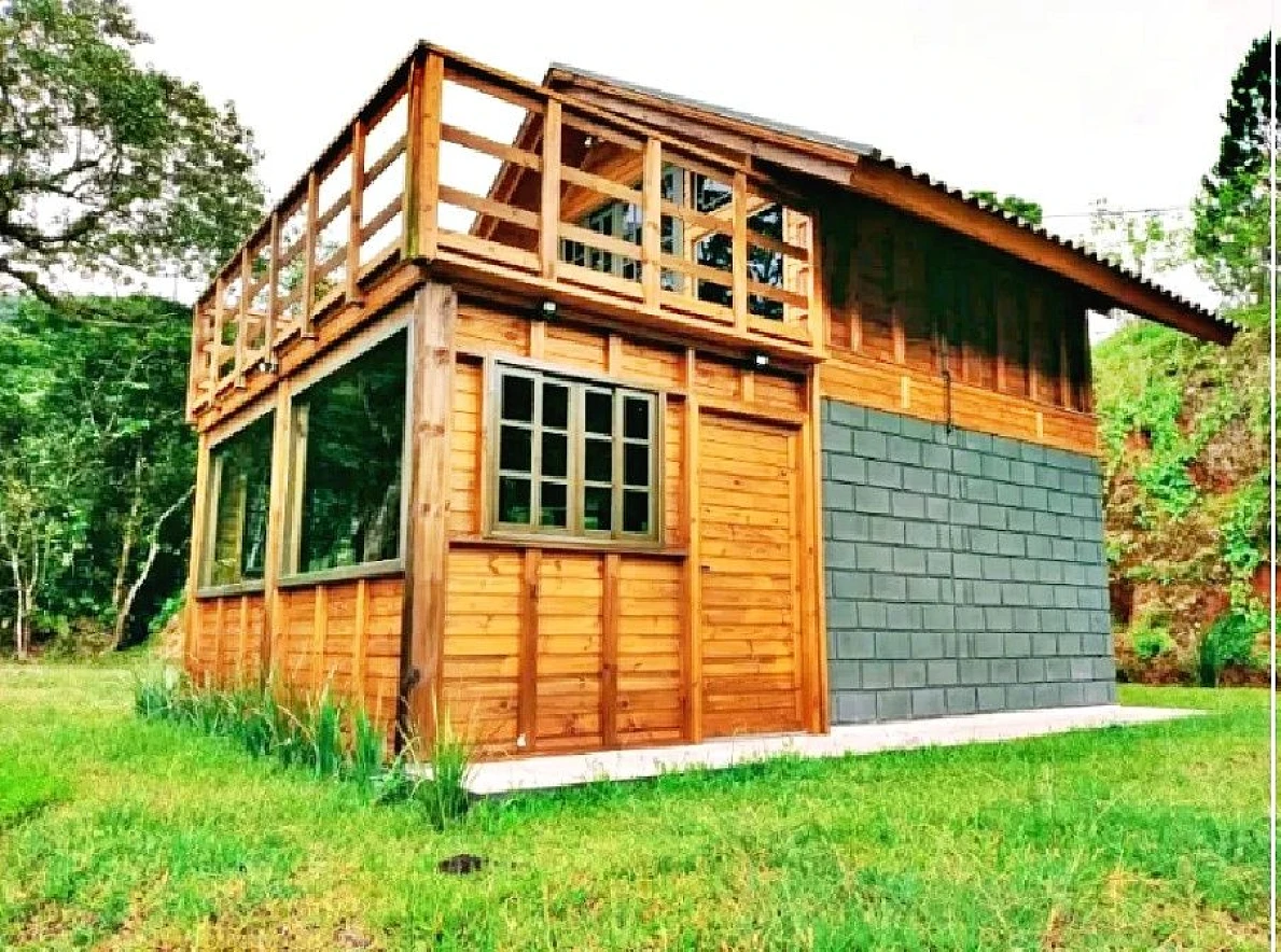Chalé, 1 Quarto, Piscina, Mobiliado - Águas Mornas - Foto 23