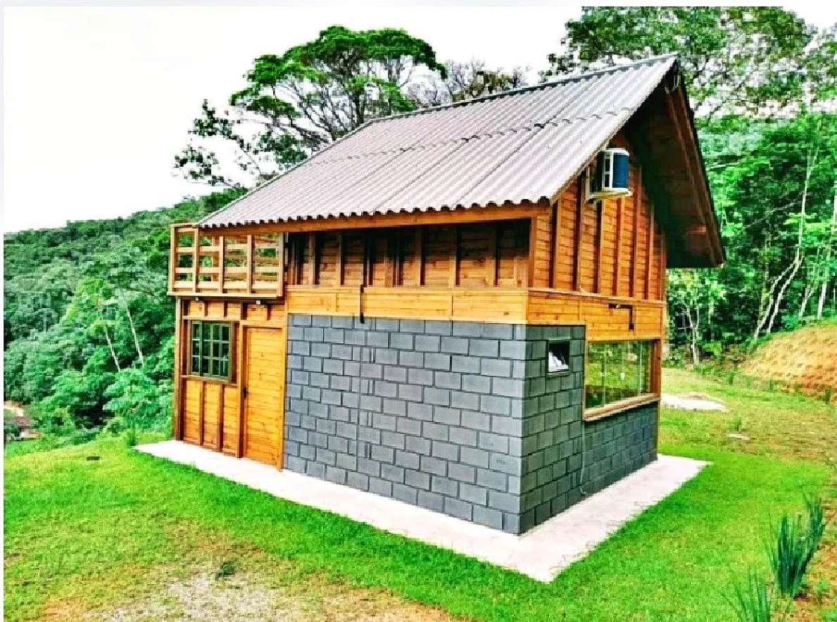 Chalé, 1 Quarto, Piscina, Mobiliado - Águas Mornas - Foto 24