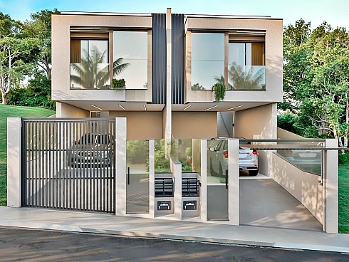 Sobrado geminado em Forquilhas, São José