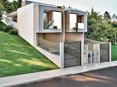 Sobrado geminado em Forquilhas, São José