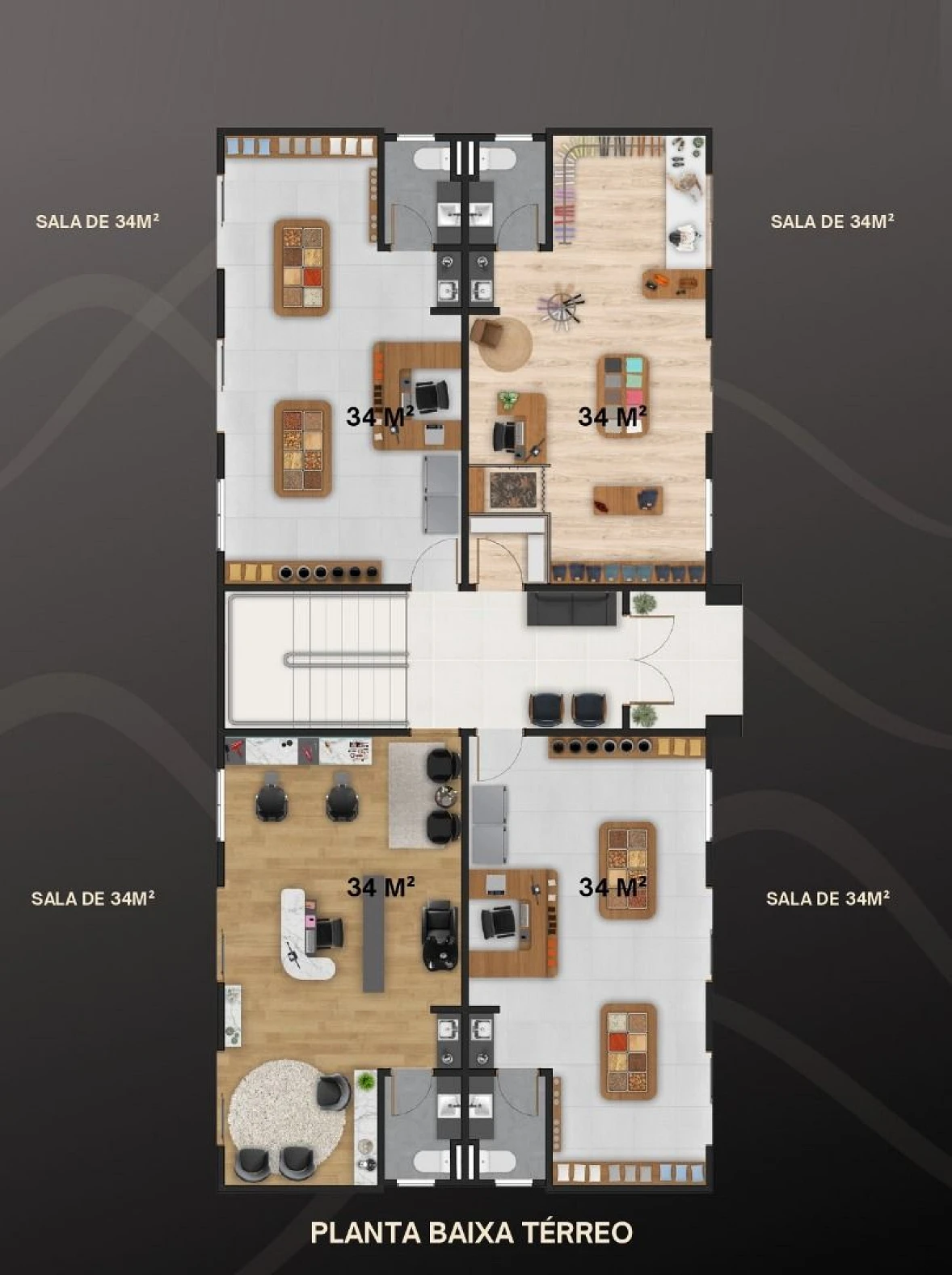 Escritório/sala em Barra do Aririú, Palhoça