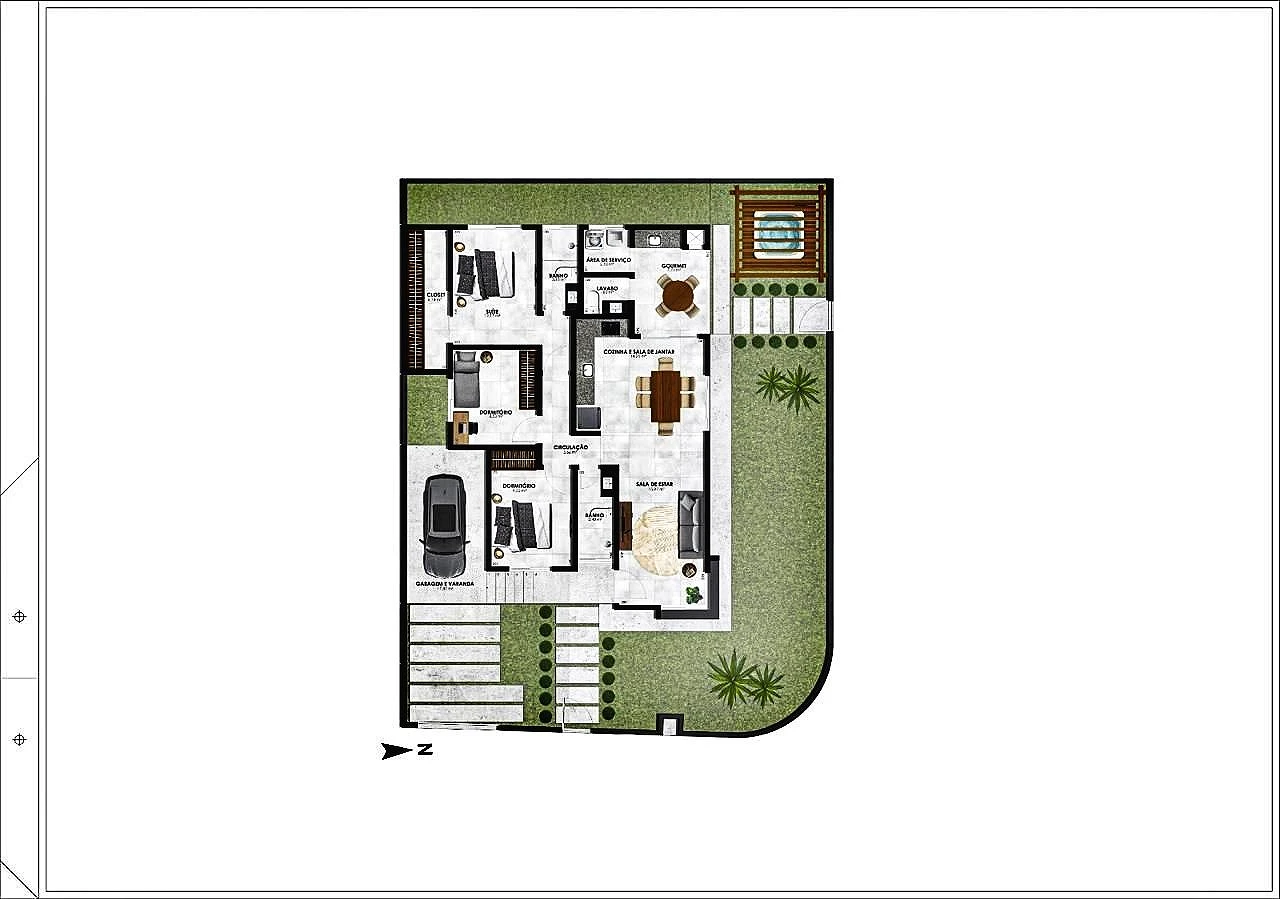 Casa 3 Quartos, 1 Suíe, 2 Vagas - Forquilhas - Foto 10