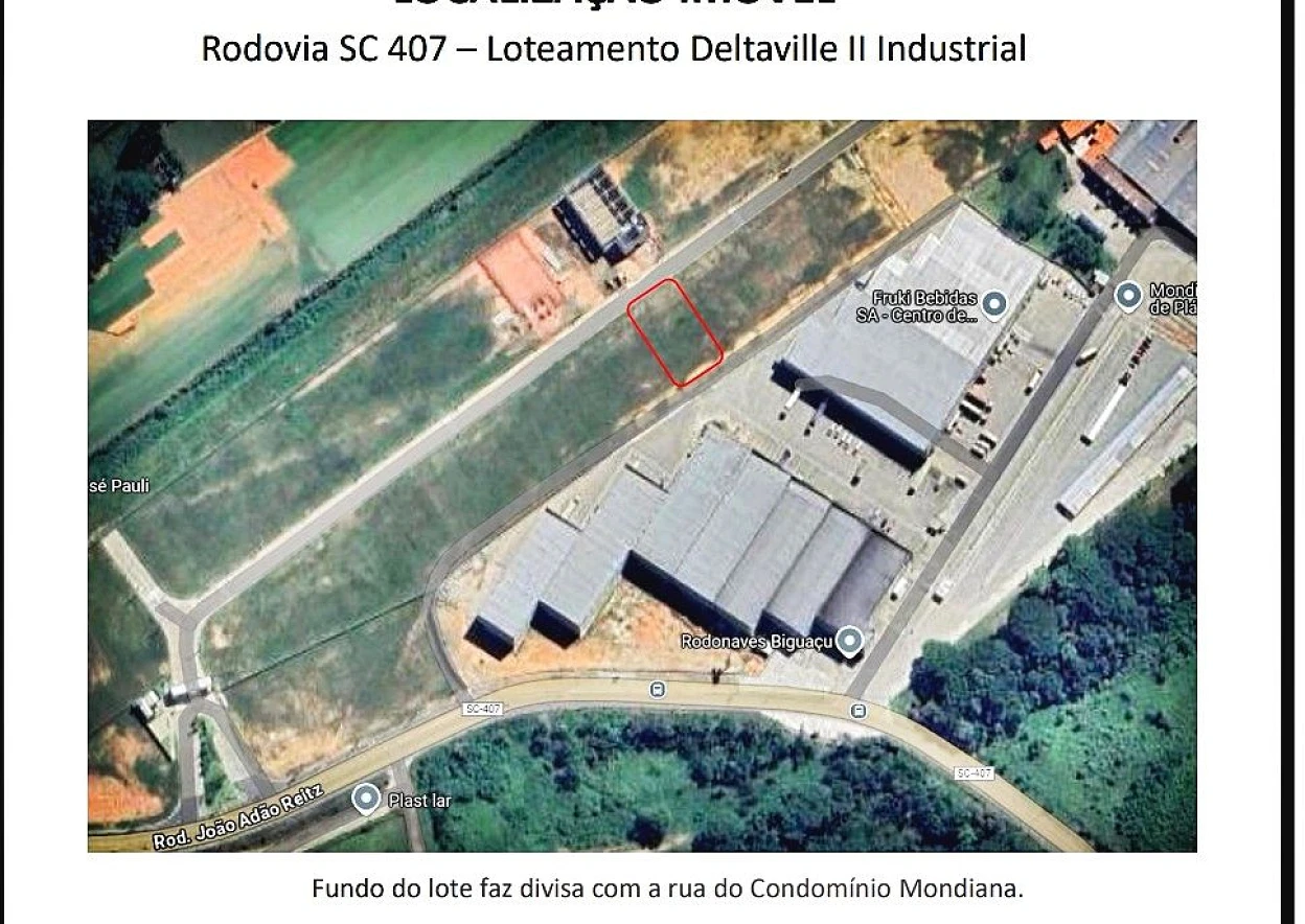 Terreno em Beira Rio, Biguaçu