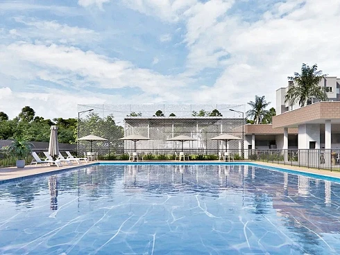 Apto 2 Quartos, 1 Suíte, 1 Vaga - Pedra Branca 