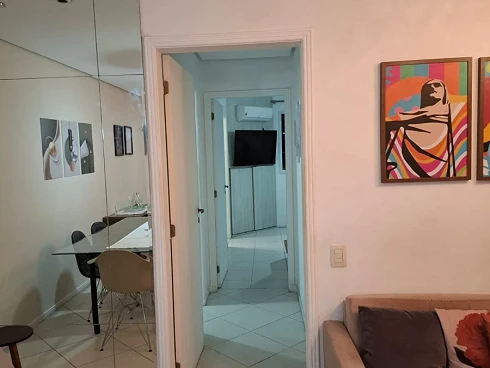 Apartamento 2 Quartos 1 Suíte Sacada Totalmente Mobiliado - Foto 16