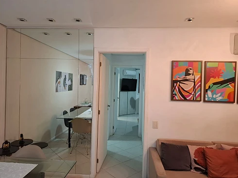 Apartamento 2 Quartos 1 Suíte Sacada Totalmente Mobiliado - Foto 19