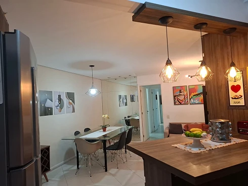 Apartamento 2 Quartos 1 Suíte Sacada Totalmente Mobiliado - Foto 17