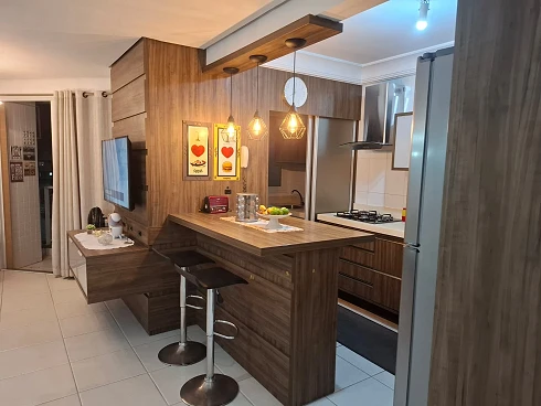 Apartamento 2 Quartos 1 Suíte Sacada Totalmente Mobiliado - Foto 10