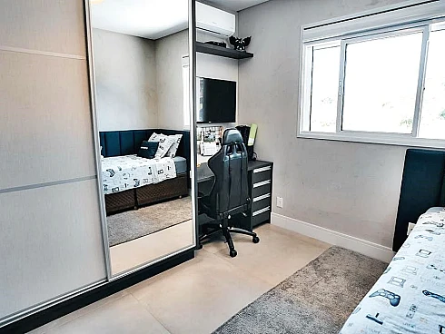 Casa de Alto Padrão, Disponível para Venda, 4 Dormitórios, 2 Suítes, Piscina, Condomínio Bosque das Mansões, São José/SC - Foto 18