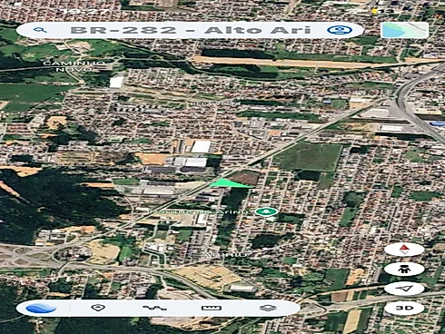 Terreno Disponível para Locação, para Fins Comerciais ou Industriais, 11.000,00 Metros Quadrados, de Frente para Br 282, Palhoça/SC - Foto 13