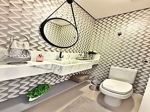 Amplo Apartamento Disponível para Venda, 4 Suítes, Totalmente Mobiliado e Decorado, no Kplatz Residence, Bairro Campinas, São José/SC - Foto 16