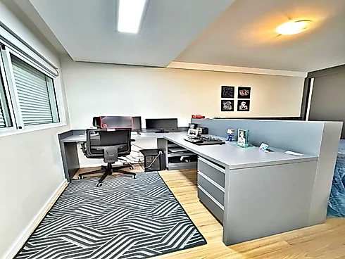 Amplo Apartamento Disponível para Venda, 4 Suítes, Totalmente Mobiliado e Decorado, no Kplatz Residence, Bairro Campinas, São José/SC - Foto 34