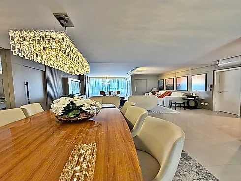 Amplo Apartamento Disponível para Venda, 4 Suítes, Totalmente Mobiliado e Decorado, no Kplatz Residence, Bairro Campinas, São José/SC - Foto 8