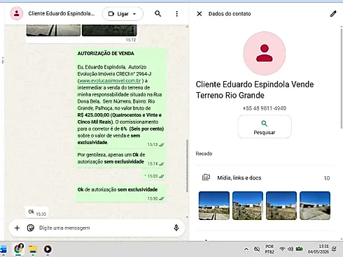 Terreno 425m² , Escritura - Rio Grande - Foto 15