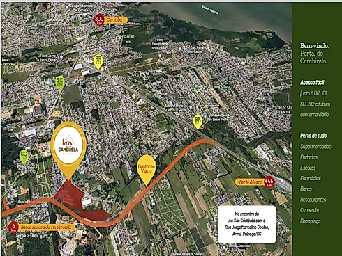Terreno 200m² em Condomínio - Aririú - Foto 11