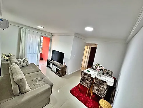 Apartamento à Venda no Residencial Santos Dumont, 2 Dormitórios, Vaga de Garagem, Bairro Barreiros, São José/SC - Foto 13