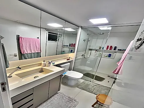 Apto 3 Quartos, 1 Suíte, 3 Vagas - Barreiros - Santa Catarina - Foto 27