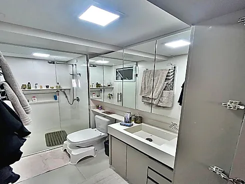 Apto 3 Quartos, 1 Suíte, 3 Vagas - Barreiros - Santa Catarina - Foto 28