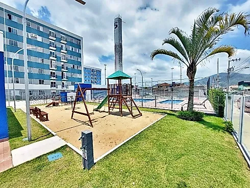 Apto 2 Quartos, 1 Vaga, Lazer - Praia João Rosa - Santa Catarina - Foto 16