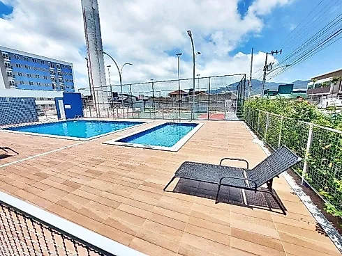 Apto 2 Quartos, 1 Vaga, Lazer - Praia João Rosa - Santa Catarina - Foto 17