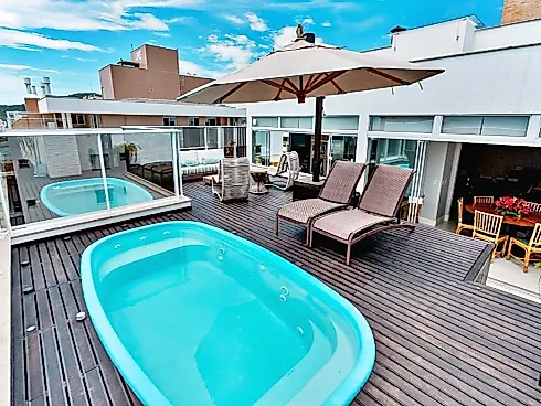 Cobertura para Venda, 3 Suítes, Piscina Privativa, 2 Vagas de Garagens, Praia de Palmas, Governador Celso Ramos/SC. - Foto 10