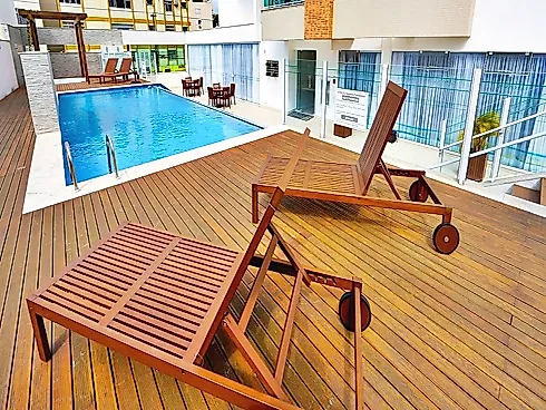 Apartamento Mobiliado, 3 Quartos (Suíte)- Estreito/Florianópolis - Foto 30