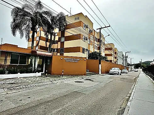 Apartamento 3 Dormitórios com 1 Vaga Coberta -Serraria- São José SC - Apartamento em Serraria, São José - Foto 1
