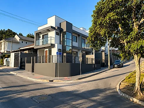 Sobrado Geminado com 3 Quartos, Suíte e Terreno Privativo no Recanto da Natureza - Foto 20