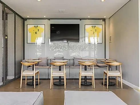 Studio Totalmente Mobiliado, Equipado e Decorado, Disponível para Venda no Cidade Milano, Vaga de Garagem, Centro de Florianópolis/SC - Foto 43