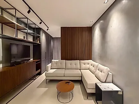 Studio Totalmente Mobiliado, Equipado e Decorado, Disponível para Venda no Cidade Milano, Vaga de Garagem, Centro de Florianópolis/SC - Foto 45