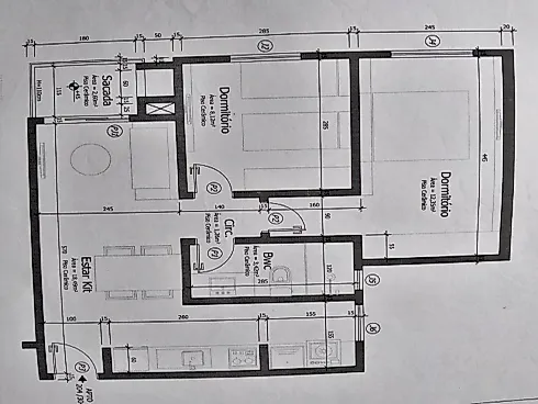 Apto 2 Quartos, Semi Mobiliado, 1 Vaga - Bela Vista - Foto 17