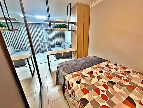 Apartamento 1 Quarto 100% Mobiliado no Kplatz - Campinas - Foto 20