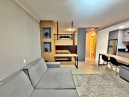 Apartamento 1 Quarto 100% Mobiliado no Kplatz - Campinas - Foto 7