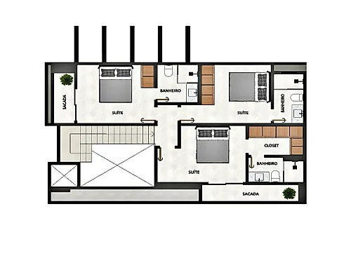 Casa 3 Quartos, 1 Suíte, 2 Vagas - Santo Amaro da Imperatriz - Casa em São Francisco de Assis, Santo Amaro da Imperatriz - Foto 2