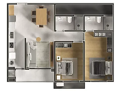 Apartamento Novo -Coqueiros-Florianópolis SC - Apartamento em Coqueiros, Florianópolis - Foto 3