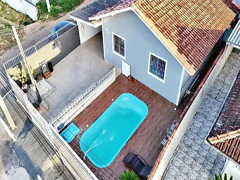 Casa 3 Quartos, 2 Vagas, Piscina - Forquilhas