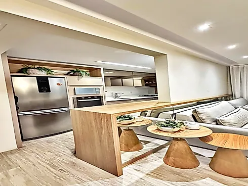 Apartamento Disponível para Venda no Residencial Santos Dumont, 2 Dormitórios, Suíte, Garagem, Mobiliado, Barreiros, São José/SC - Foto 13