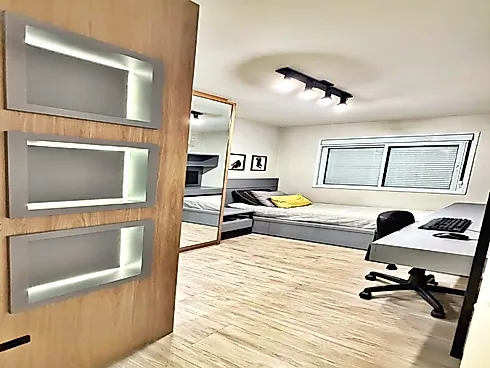 Apartamento Disponível para Venda no Residencial Santos Dumont, 2 Dormitórios, Suíte, Garagem, Mobiliado, Barreiros, São José/SC - Foto 26