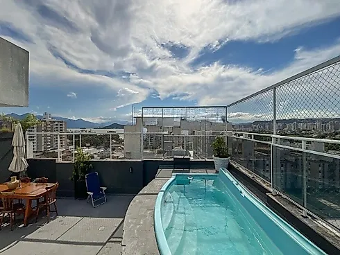 Cobertura Duplex com Piscina e Vista P/O Mar – Abraão, Florianópolis - Foto 21