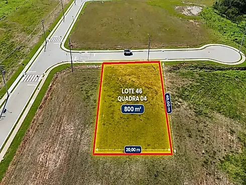 Terreno 800m², Escritura - Santo Amaro da Imperatriz