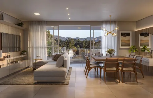 Apartamento com 3 quartos em Cacupé, Florianópolis