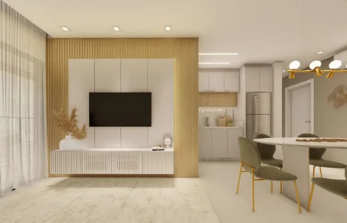 Apartamento com 2 quartos em Barreiros, São José