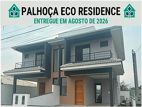 Casa 3 Quartos 134m² com Churrasqueira - Centro - Casa em Centro, Palhoça - Foto 2