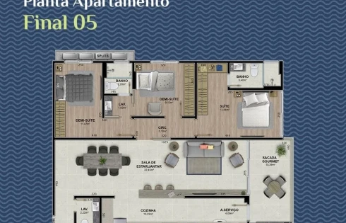 Apartamento em Capoeiras, Florianópolis